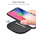 Wireless Charger, Fast Wireless Charging Pad 10W with Anti-slip Rubber for iPhone X, iPhone 8 / 8 Plus, Samsung Galaxy Note 8 / S8 / S8 Plus, S7 / S7 Edge and Qi-Enabled Devices (Black)