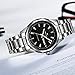 Mens Watches Men Waterproof Silver Stainless Steel Wrist Watch Date Luxury Simple Design Watches for Man