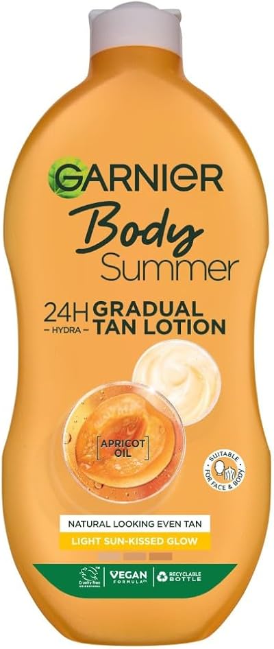 Garnier Summer Body Light Gradual Tan Moisturiser 400ml Face & Body