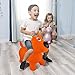 Bouncy Horse Hopper for Toddlers-Hopping/Hoppity/Bouncing/Bounce Horse, Jumping Horse, Inflatable Ride-On Animal Toy for Kids/Children/Boys/Girls (Pump Included)