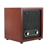 ZNEY Air Purifier Ionizer Deodorizer 3,500 Sq/Ft Ionic Ozone Cleaner Ozone Generator for Dust, Pollen, Pets, Smoke & More w/Adjustable Ozone & Wind Speed