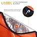 UTOOL Ultra Emergency Blanket Survival Blanket Heavy Duty Thermal Outdoor Waterproof Reusable Heat Retention Extra Large, Orangethumb 3