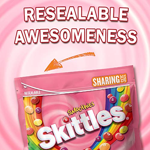 SKITTLES Smoothies Chewy Candy Bulk Pack, Sharing Size, 15.6oz Bag