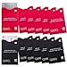 RFID Blocking Sleeves (Set of 16: 12 Credit Card Protectors & 4 Passport Protectors) Tear proof, Waterproof, Smart Slim Design. Fits any Wallet/Purse.Premium Identity Theft Protection (Mix Color Pack)