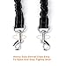 Double Dog Leash for Two Dogs - No Tangle, Comfortable Shock Absorbing Reflective Bungee Leash
