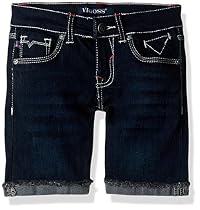 Vigoss Little Girls' 5 Pkt v Basic Bermuda, Cloudy Night, 6