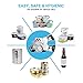 AIYEGO Can Opener Manual, Portable Multifunctional Tin Bottle Opener Kit, Non-electric Stainless Steel Jar Openers with Smooth Edge, Big Turn Knob, Ergonomic Handles