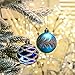 Valery Madelyn 30ct 60mm Winter Wishes Silver Blue Shatterproof Christmas Ball Ornaments Decoration for Christmas Tree