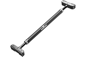 RHINOSPORT Door Pull Up Bar Doorway Strength Training Chin Up Bar from 69-92 cm (27.1in-36.2in) Workout Bar Equipment No Scre