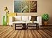 V-inspire Art, Golden Flower Paintings,3D Abstract Paintings Oil Hand Painting On Canvas Wood Inside Framed Ready to Hang Wall Decoration For Living Room Bed Room (24W*36L*3)
