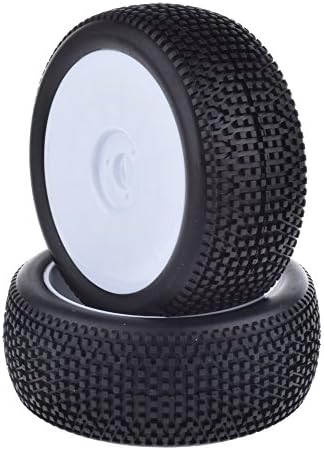 AOHOBBY RC Car 1/8 Scale 17mm Hub Wheel Rims and Tires for RC 1:8 Off-Road Buggy HSP HPI (2Pcs)