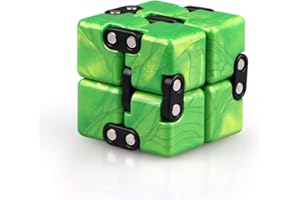 TANCH Magic Crazy Cube Stress & Anxiety Relief Toy Killing Time Fidget Toy for Kids Adults ADD ADHD (Green)
