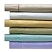 Clara Clark Premier 1800 Collection 100-Percent Microfiber Bamboo Embossed Bed Sheet Set, Queen Size, Camel Gold