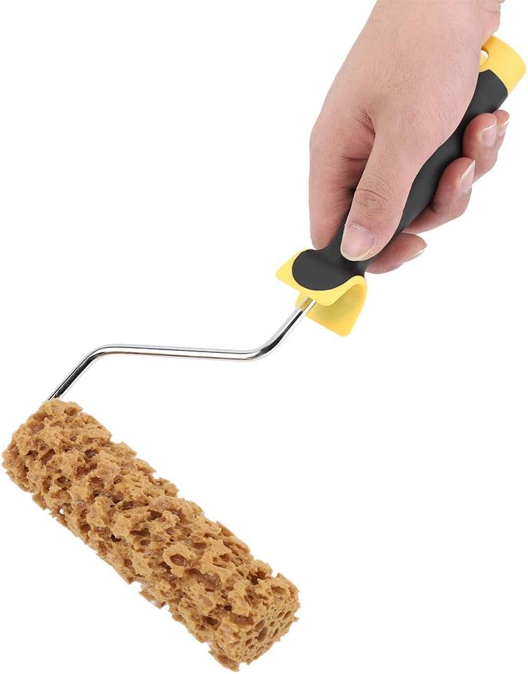 Garosa Decorative Paint Roller with Handle, Foam and Plastic Texture Pattern Tool, 30.5 x 16 x 4cm, for Walls and Ceiling Painting - Image 3