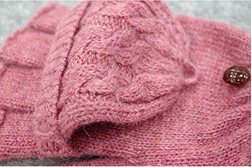 image for Natuworld Womens Girls Winter Thermal Knitted Heat Holders Fingerless 