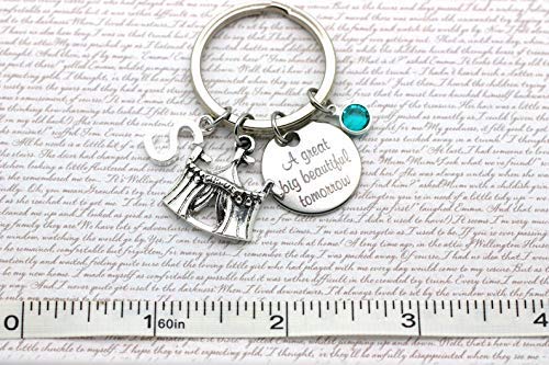 A Great Big Beautiful Tomorrow Carousel Of Progress Keyring Circus Tent Charm Music Lyrics Initial Birthstone Crystal Amazon Co Uk Handmade There's a great big beautiful tomorrow lyrics. amazon co uk