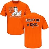 Philadelphia Flyers Fans. Don't Be a Dick Orange T-shirt (SM-5X)