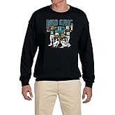 Black Philadelphia Bird Gang Jalen Hurts Aj Brown Crew Neck Sweatshirt