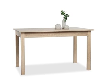 expendio Esstisch Cottbus Eiche Sonoma 140(180) x80 cm Esszimmertisch Speisetisch Auszugstisch Küchentisch Tisch Esszimmer Kü