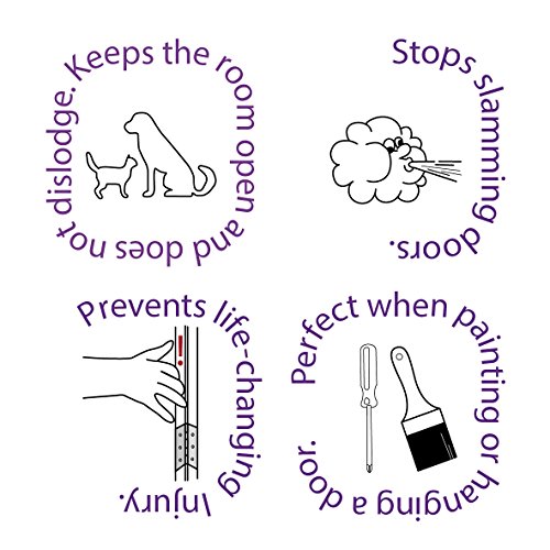 Jamm Jumbo Door Stopper Door Stop Wedge Holds Doors Open in Both