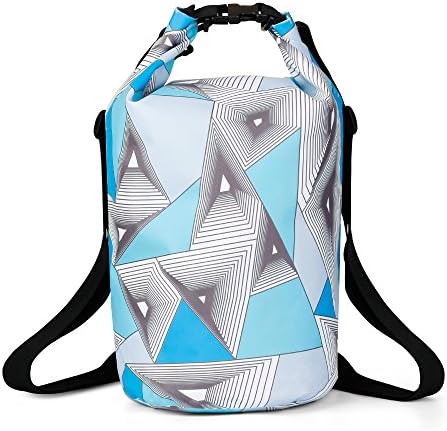 OFTUZ 20L Waterproof Dry Bag, Lightweight Dry Backpack, Large Roll-Top Stuff Sack,Compression Beach Daypack for Kayaking Boating Rafting Canoeing Camping Hiking