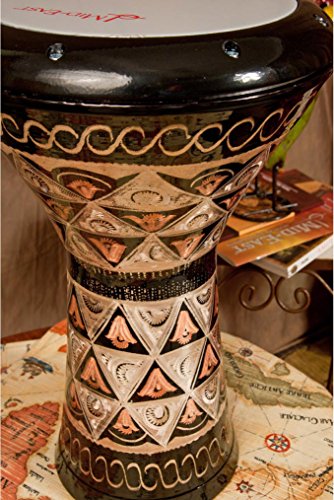 Copper Doumbek, 11", Dark, Synthetic