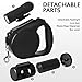 Baby-Run 3 in 1 Retractable Dog Leash With LED Light and Waste Bag Dispenser, Thick & Adjustable 16.4 Foot Leashes