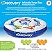 Discovery Kids Inflatable Target Toss Floating Pool Game with 10 Balls and Tether Rope, for Swimming Pools, Summer Parties, Lawn and Beach Games