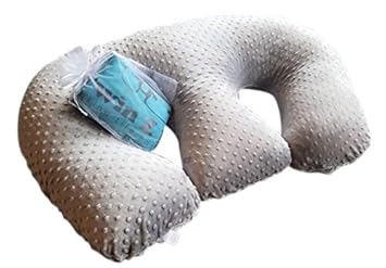 Amazon Com Twin Z Pillow 1 Grey Cuddle Cover Free Travel Bag