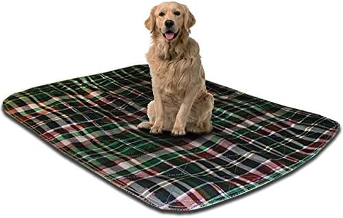 LennyPads Ultra Absorbent, Reusable, Training, Housebreaking and Travel Washable Pee Pads โ (48โx48โ Picnic Plaid) Jumbo Pad
