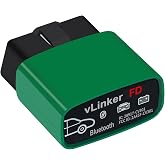 VGATE vLinker FD Bluetooth OBD2 Scanner Diagnostic Tool, Car Code Readers &amp; Scan Tools for Android &amp; Windows (Not iOS), Wireless OBD2 Adapter Auto All System Diagnostic to Check Engine Light