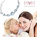 Jing Chow Women Love Heart Shaped Swaroski Elements Crystal Tennis Bracelet, 6.5