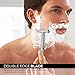 FREELOGICS Double Edge Safety Razor Kit with Stand - Extra Long Handled - Traditional Straight Butterfly Best Razors for Men or Women - Stainless Steel Double Edge Shaving Blades with Refills Holders