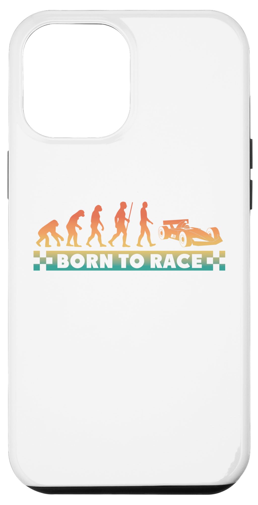 iPhone 14 Plus Retro Born to Race - Vintage Racer Racing Evolution Case
