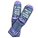 Huiyuzhi IF You Can Read This PLEASE Bring Me Some Wine Socks(FBA-Huiyuzhi) (One Size, Purple)