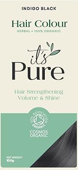 Its Pure Organic Indigo Black Hair Dye 100g by Its Pure