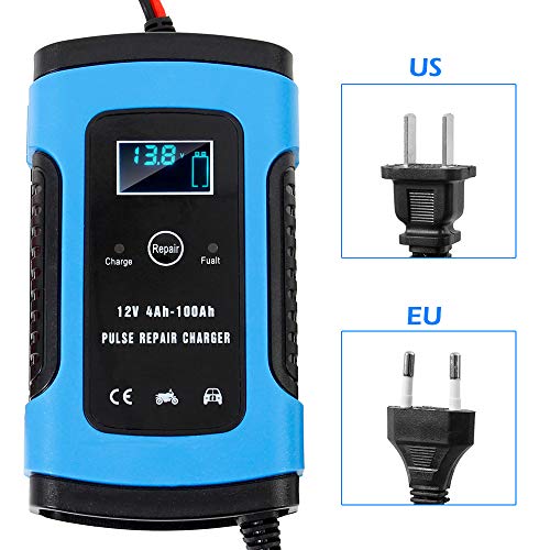 [Upgraded] Automotive Smart Battery Charger 5A 12V | Smart Battery Maintainer for Car, Motorcycle, RV, SUV, Lawn Mower, Boat, RV, SUV, ATV and More - Thumbnail 7