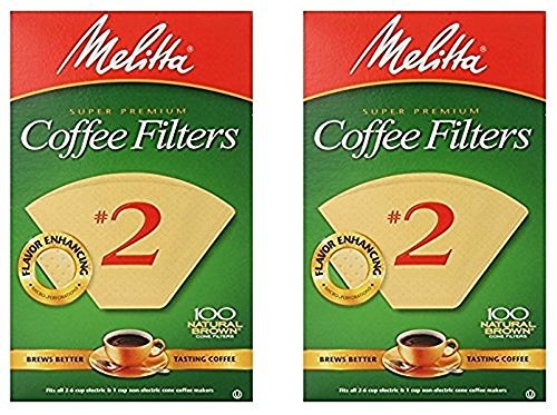 Click Here to See More Images Cone Coffee Filter #2 - Natural Brown 100 Count (2 Pack)