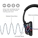 ALZN Active Noise Cancelling Bluetooth Headphones, Wireless Over-ear Stereo Earphones with Microphone and Volume Control