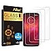 Ailun Screen Protector for Moto Z3 Z3 Play 3 Pack Tempered Glass 9H Hardness Ultra Clear Anti Scratch Fingerprint Oil Stain Coating Case Friendly