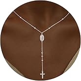 CHESKY Lariat Gold Necklace for Women Trendy, Dainty Long Necklace 14k Gold Plated/Silver Y-Shaped Pendant Necklace Layered Cz Beaded Chain Drop Necklaces Simple Gold Jewelry For Women Gift