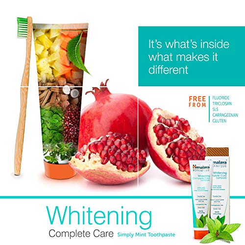 Himalaya Simply Mint Whitening Toothpaste, 5.29 oz (Fluoride & SLS-Free) - Image 3