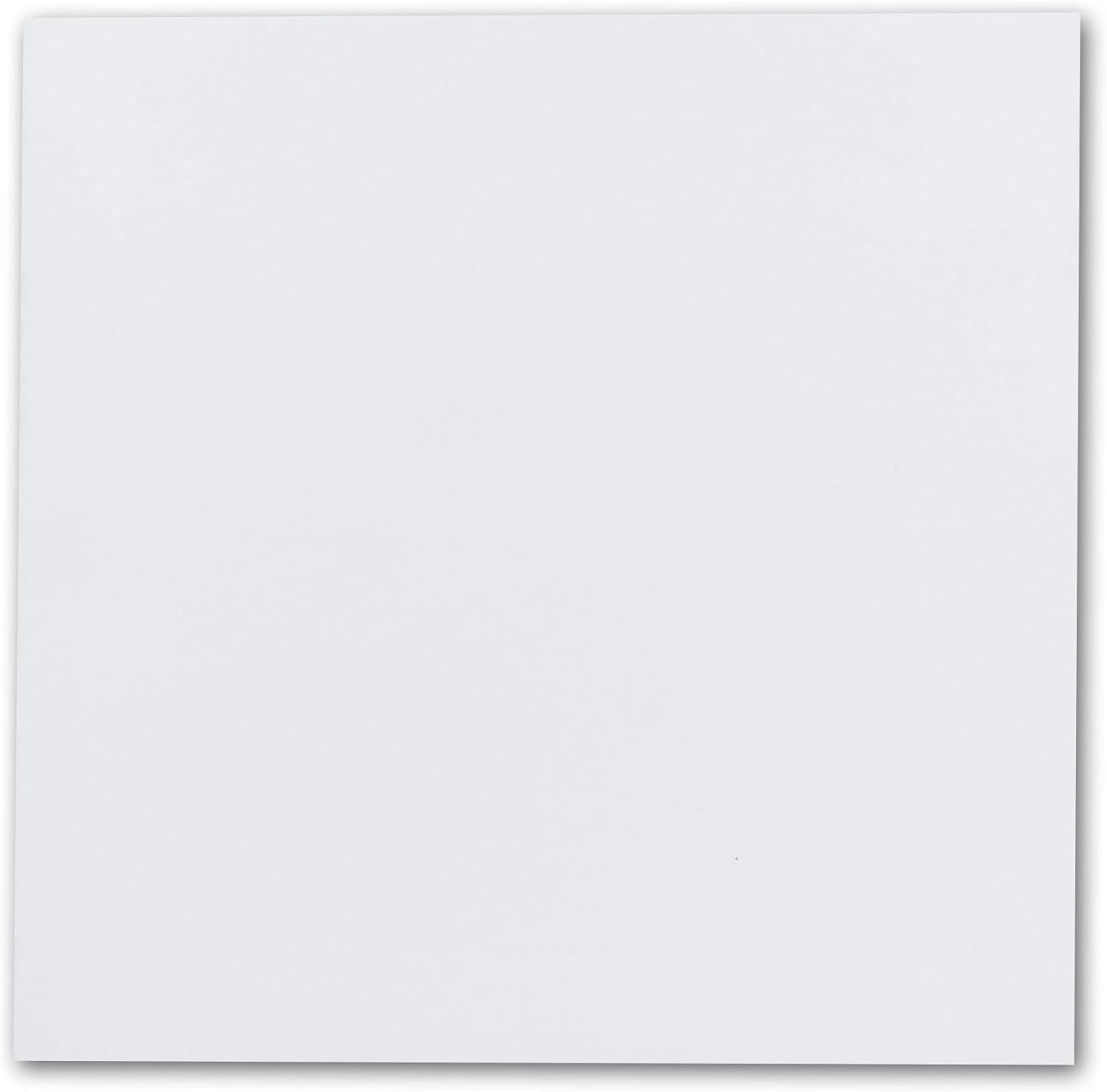 FarbenFroh® by Gustav Neuser® Pack of 50 Plain Square Cards 15 x 15 cm with Envelopes in Bright White for Greeting Cards etc - Image 4