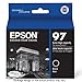EPSON T097 DURABrite Ultra Ink Standard Capacity Black Cartridge (T097120-S) for select Epson Stylus & Artisan Printers