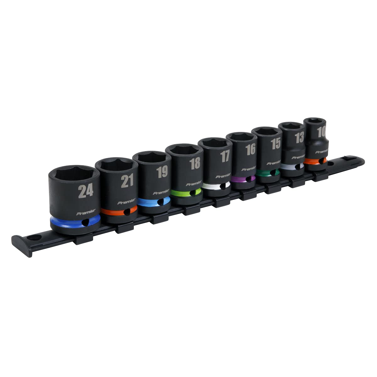 Sealey 1/2" Sq Drive Impact Socket Set, 9pc AK5618M