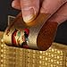 Creative and Beautiful Gold Foil Playing Cards Waterproof Plated Poker 100 Dollar Pattern Design