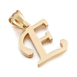 Kalapure Initial Charms Gold Initial Pendant Gold