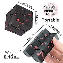SMALL FISH Fidget Infinity Cube - Built-in Metal