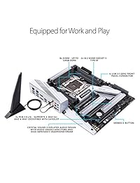 ASUS Prime X299-Deluxe II X299 Placa base LGA2066 (Intel Core X-Series) ATX DDR4 M.2 U.2 Thunderbolt 3 USB 3.1 Dual Gigabit LAN 802.11AC WiFi