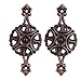 OULII Metal Wall Hook Curtain Drapery Holdbacks Coat Hat Hook Set of 2 (Hollow Flower)